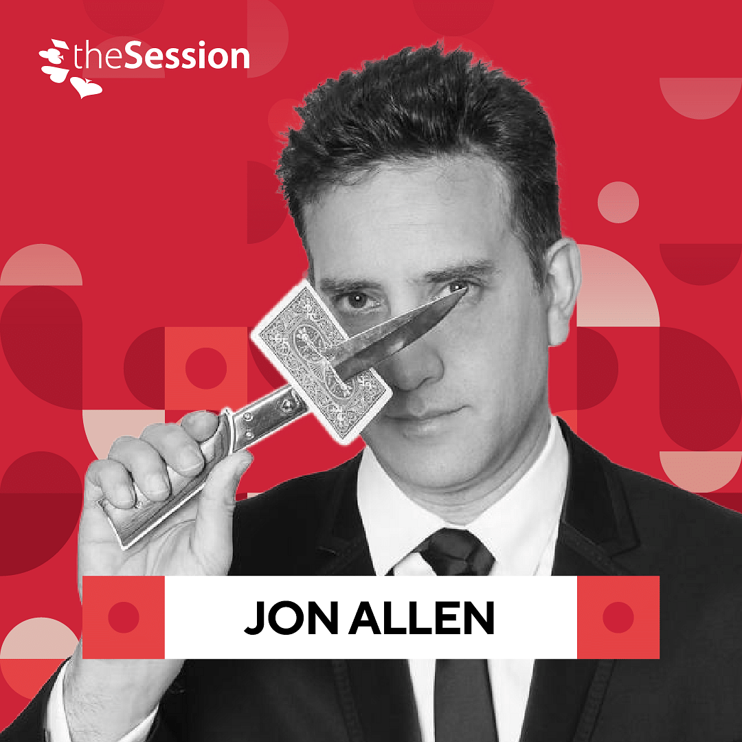 Professional magician Jon Allen