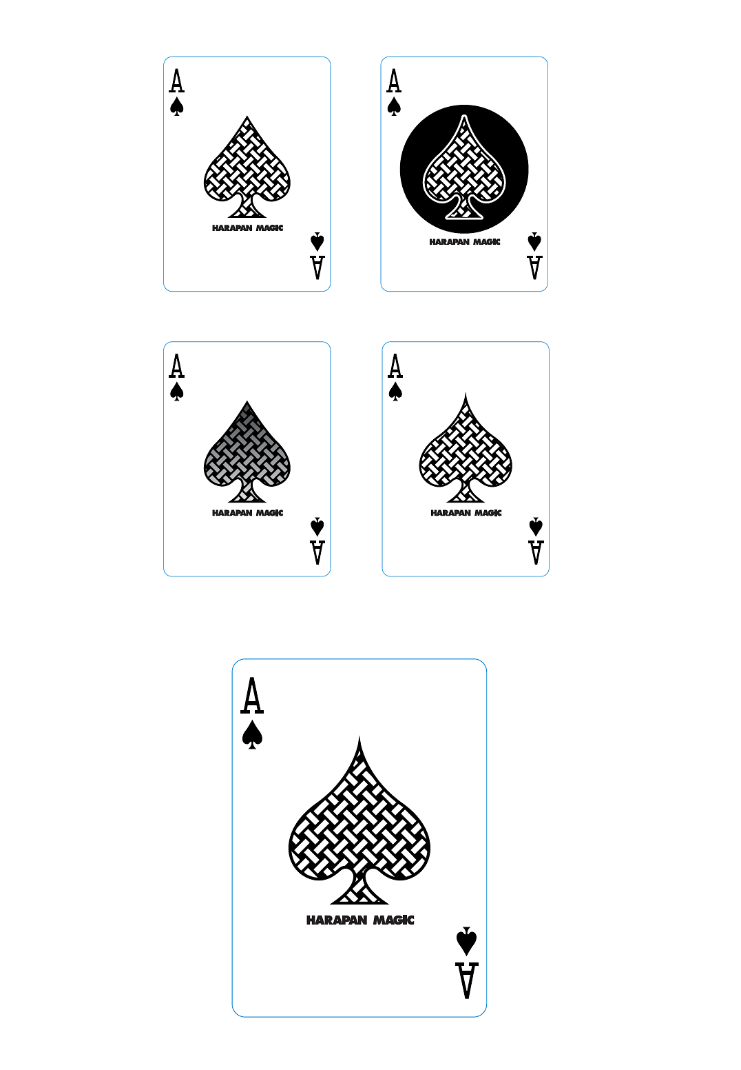 unique ace of spades design