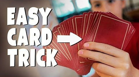 A close up magician teaches a card trick on YouTube
