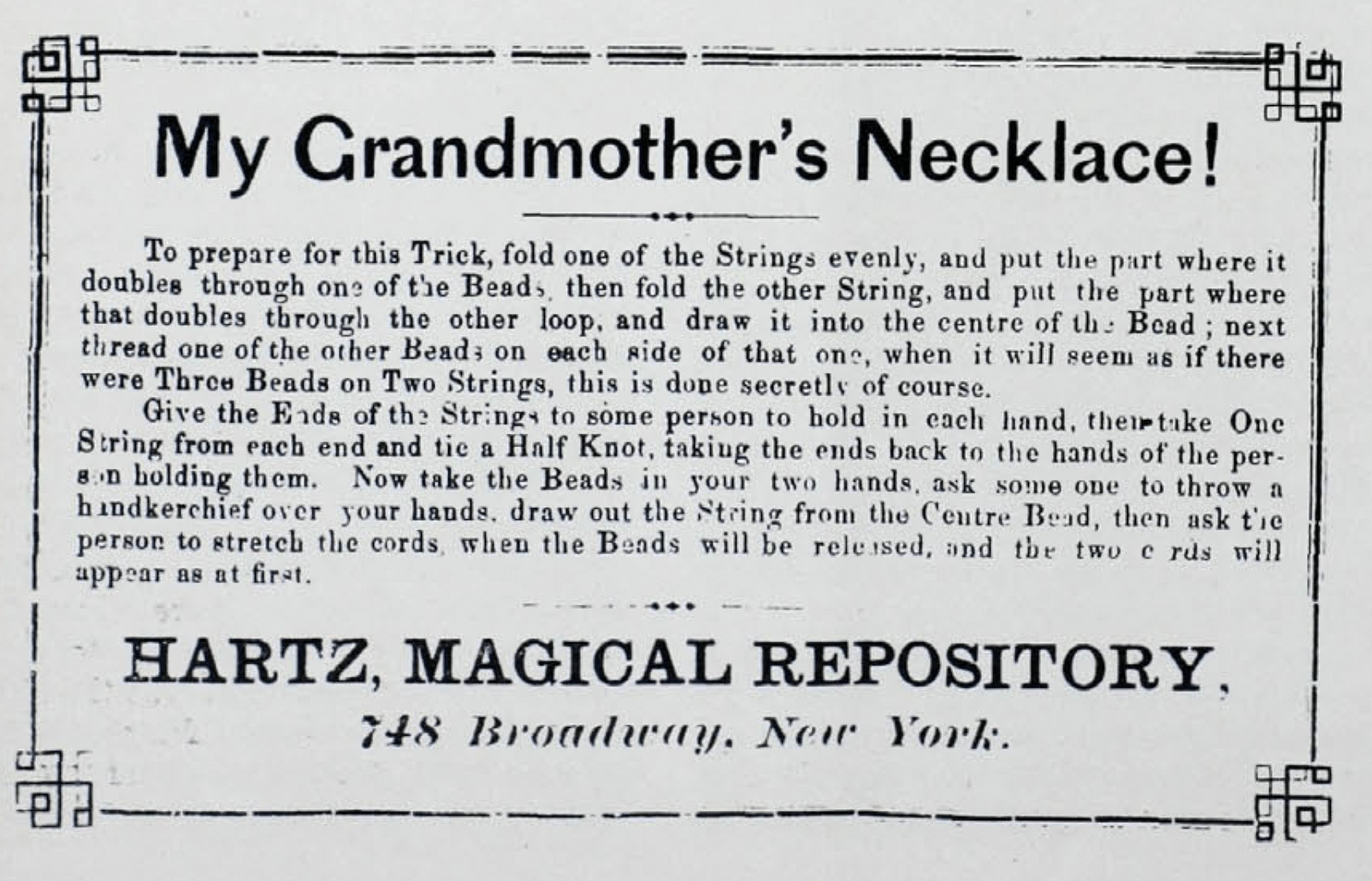 Grandmother's Necklace