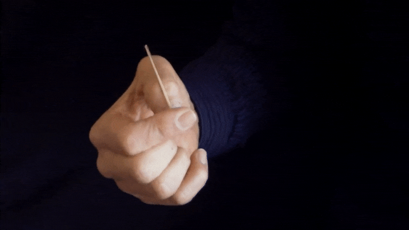 secret to making a toothpick disappear magic trick
