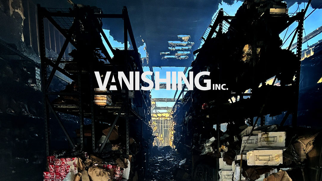 Vanishing Inc. Warehouse Fire