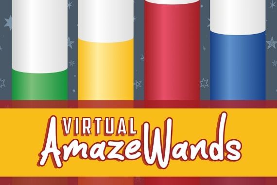 Performing the AmazeWands in a Virtual Show
