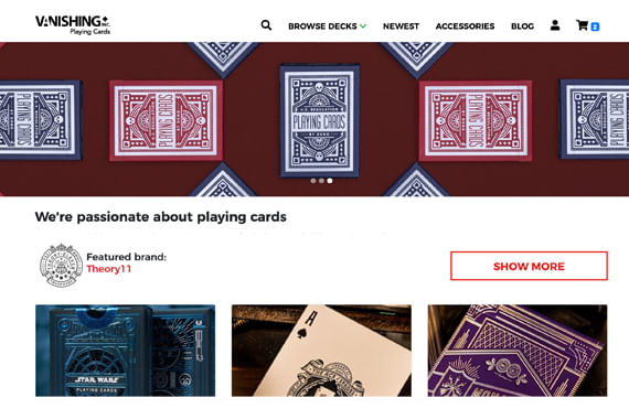 Vanishing Inc. Playing Cards Launch