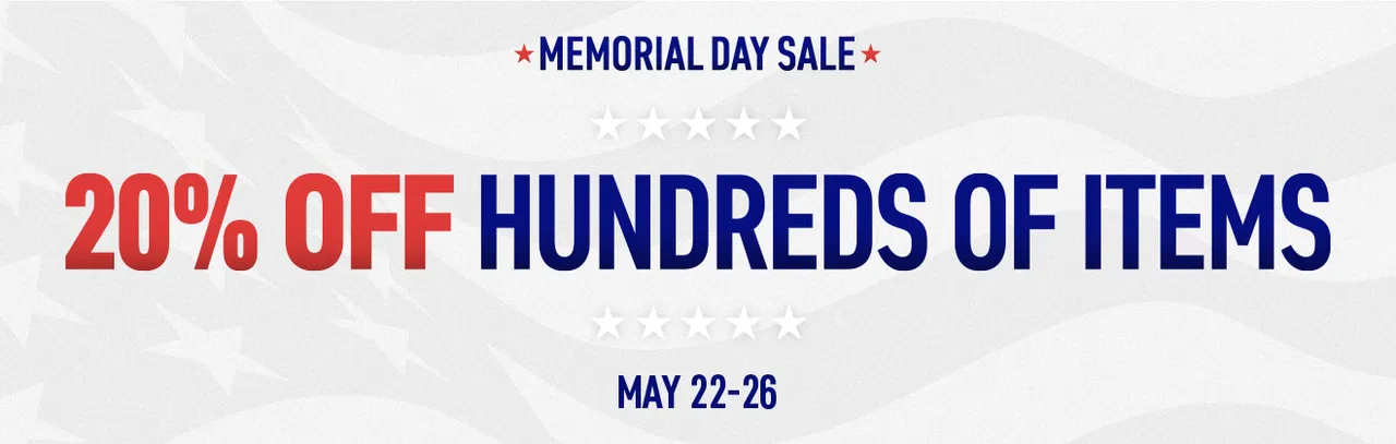 Memorial Day Sale