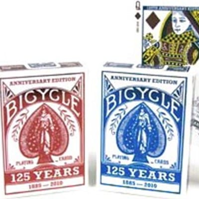 Bicycle 125 Year Anniversary Playing Cards (6 Pack) Playing Cards