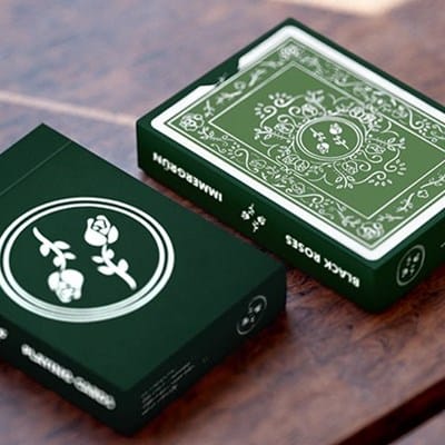 2nd Edition Black Roses Playing Cards Playing Cards