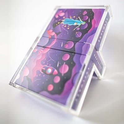 Explorer Playing Cards 3-Deck Display Case Playing Cards
