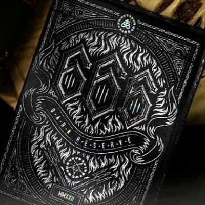 666 Dark Reserves Holographic Foiled Edition Playing Cards Playing Cards