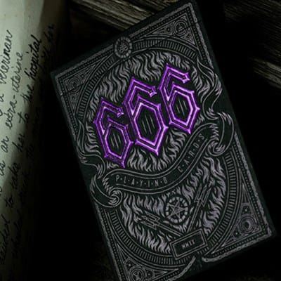 666 Playing Cards (Purple & Green) Playing Cards