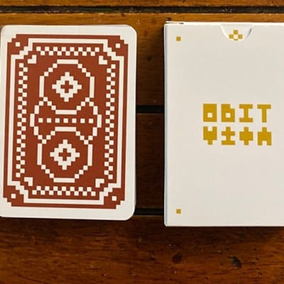 8 Bit Red Playing Cards Playing Cards