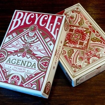 Agenda Red Playing Cards Playing Cards