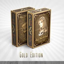 Alice of Wonderland (Gold) Playing Cards