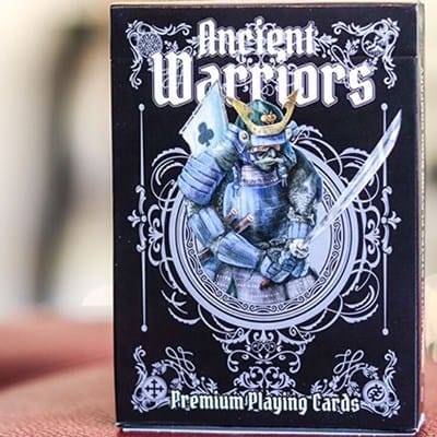 Ancient Warriors Black Playing Cards Playing Cards