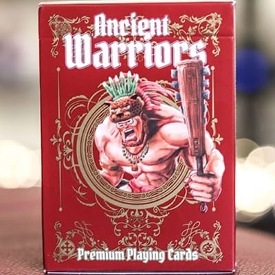Ancient Warriors Red Playing Cards Playing Cards