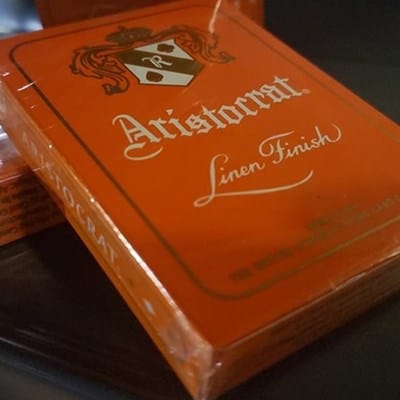 Aristocrat Orange Playing Cards Playing Cards