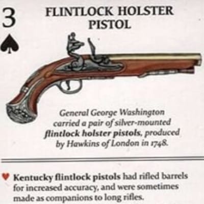 Arms and Armaments of the American Revolution Playing Cards Playing Cards