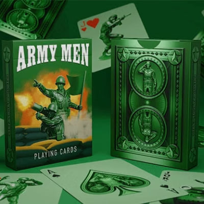 Army Men Playing Cards Playing Cards