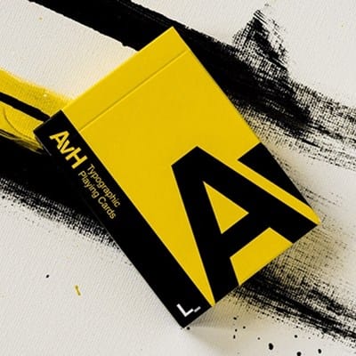 AvH: Typographic Playing Cards Playing Cards