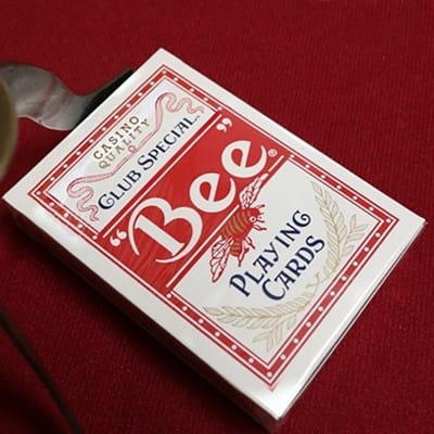Bee Lotus Casino Grade  Playing Cards - Red Playing Cards