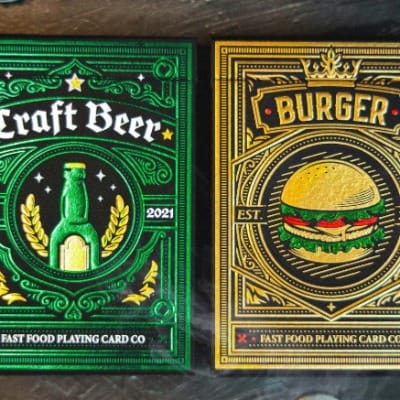 Burger and Beer Playing Cards Playing Cards