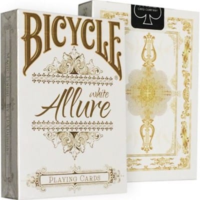 Bicycle Allure White Deck Playing Cards