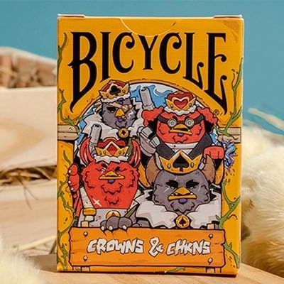 BICYCLE CHKNS & CROWNS PLAYING CARDS