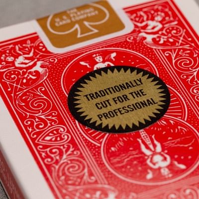 Bicycle Gold Seal Standard Playing Cards RED Rider Back Deck by Richard Turner 