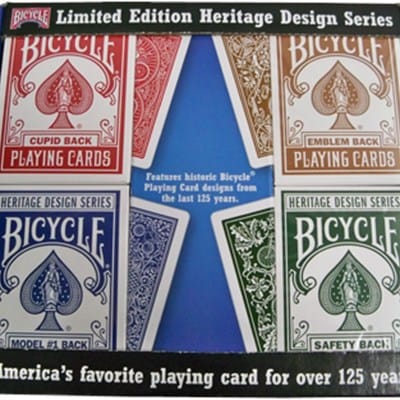 Bicycle Heritage Playing Cards (4 Deck Set) Playing Cards
