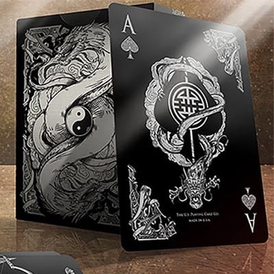 Bicycle Middle Kingdom Playing Cards (Black) Playing Cards