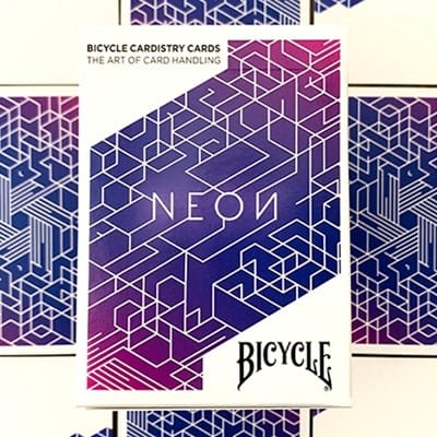 Bicycle Neon Blue Aurora Playing Cards Playing Cards