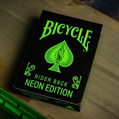 Bicycle Neon Rider Back Green-Glo Deck Playing Cards Playing Cards