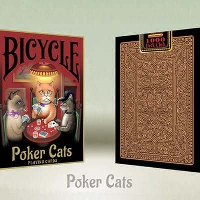 Bicycle Poker Cats Playing Cards Playing Cards