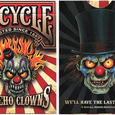 Bicycle Psycho Clowns Playing Card Playing Cards