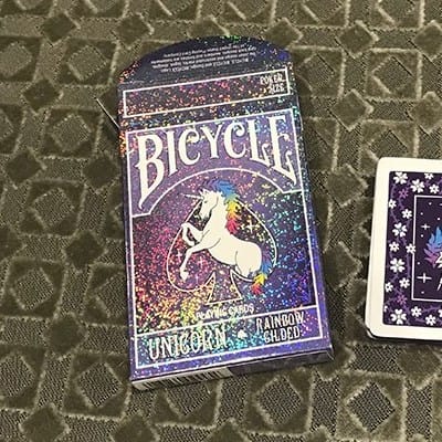 Bicycle Rainbow Gilded Unicorn Playing Cards Playing Cards