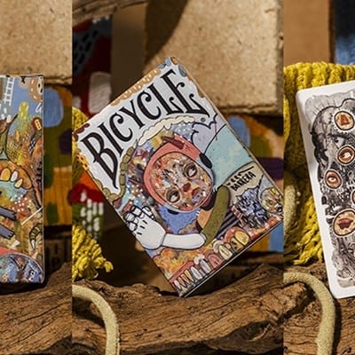 Bicycle Reen Barrera Muscle Land Playing Cards Playing Cards