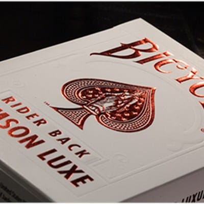 Bicycle Rider Back Luxe Playing Card Playing Cards