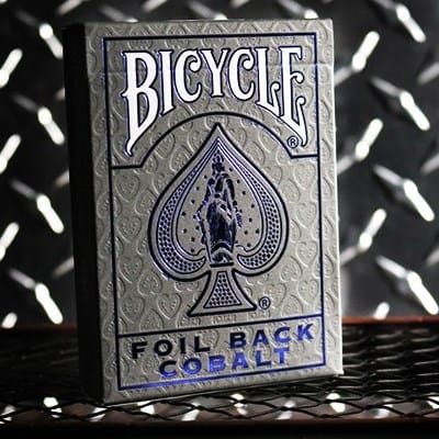 Bicycle Rider Back Playing Cards - Crimson Luxe V2 (Blue) Playing Cards
