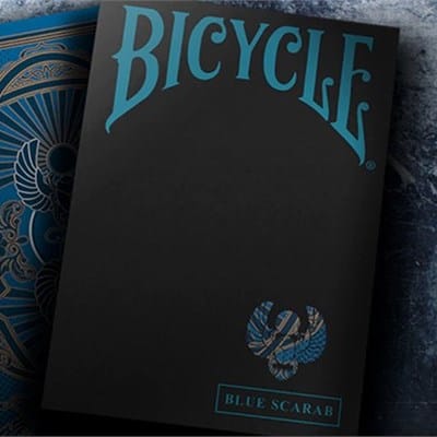 Bicycle Scarab (Blue) Playing Cards Playing Cards