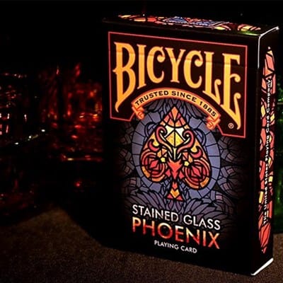 Bicycle Stained Glass Phoenix Playing Cards Playing Cards