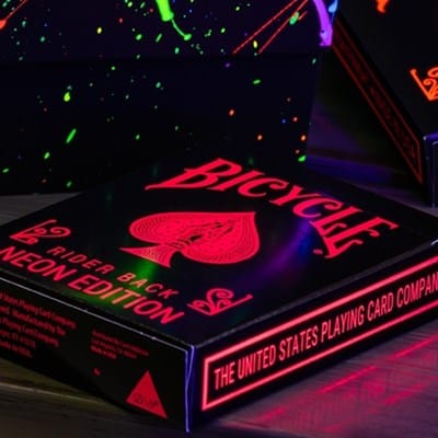 Bicycle Star-Fire Pink Neon Playing Cards Playing Cards