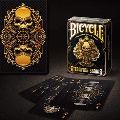 Bicycle Steampunk Deck (Black) Playing Cards