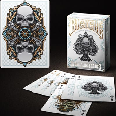 Bicycle Steampunk Deck (White) Playing Cards