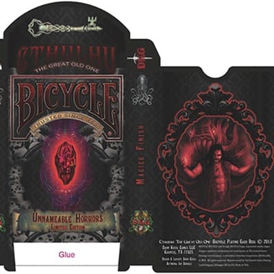 Bicycle Unnameable Horrors Limited Edition Playing Cards Playing Cards