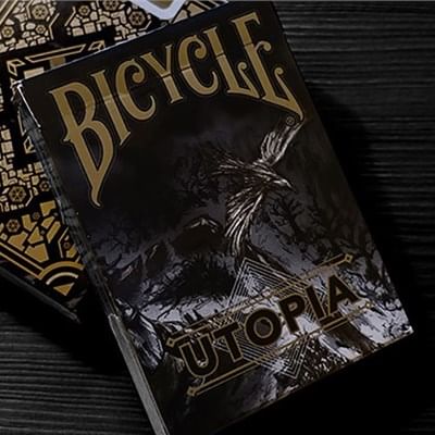 Bicycle Utopia Black Gold Playing Cards