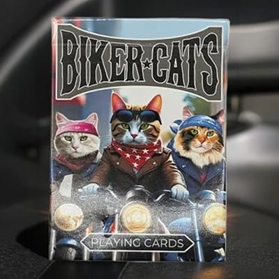 Biker Cats Playing Cards Playing Cards