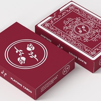 Black Roses Edelrot Playing Cards Playing Cards