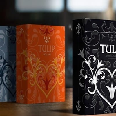 Black Tulip Playing Cards Playing Cards