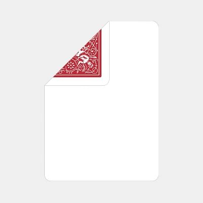 Bicycle Brand Blank Playing Card Deck