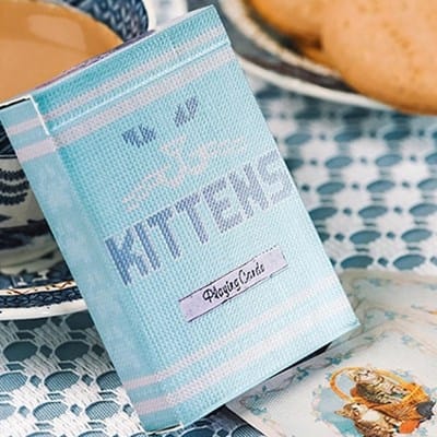 Blue Kittens Playing Cards Playing Cards